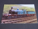 Locomotiva Istorică Caledonian Nr. 123 din 1886, Expusă la Muzeul Transporturilor Glasgow . Ilustrată Temă Feroviară, Necirculata, Printata