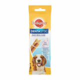 Sticks pentru Caini de Talie Medie, Pedigree, DentaStix Daily Oral Care, 77 g, 3 buc, Sticksuri Caini Pedigree, DentaStix Pedigree Caini, DentaStix pe