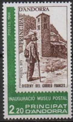 ANDORRA-Franta 1986, Arhitectura, timbru / timbru, serie neuzata, MNH foto