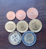 Lot 8 monede Euro Malta, Europa