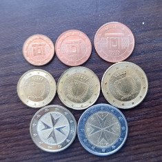 Lot 8 monede Euro Malta