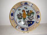 CERAMICA VECHE DE COLECTIE DELFT - MAJOLICA - DECOR POLICROM - SECOL XVIII