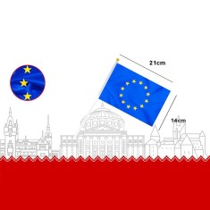 Steag Uniunea Europeana, 14x21 cm, material textil