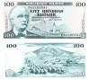 Islanda 100 Kronur 1961 P-44a UNC Bancnota Coroane, Europa