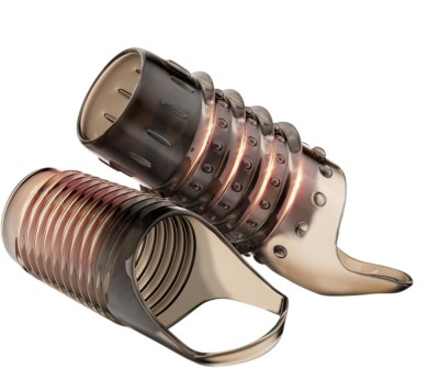 Set mansoane with Ball Ring 2pcs Negru foto