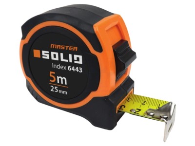 Ruletă SOLID TOOLS 5m x 25mm cod 6443 - Metru de măsură precis foto