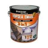 Vopsea anticoroziva 3 in 1 Breckner Verde 6016, 3.5L, Direct pe Rugina, Lucios, Interior Exterior, Pe Baza de Solvent