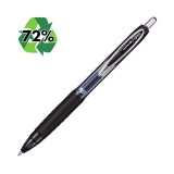 Pix cu gel Uni-ball Signo UMN-207E, 0.7mm, cu mecanism, 72% din materiale reciclate, grip cauciucat,negru