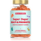 Bloom Robbins Super Duper MULTI &amp; PROBIOTIC cuburi de mestecat pentru o bună digestie 268 g