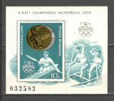 Romania.1976 Medalii olimpice MONTREAL-Bl. DR.384, Nestampilat