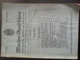 Marine Rundschau 1913 Almanah limba germana carte revista veche
