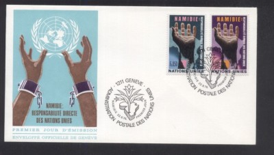 UN Geneva 1975 Namibia Mi.52-53 FDC UN.078 foto