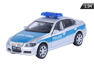 Model 1:34, Bmw 330i, Polizei, Argintiu A876B33PS foto