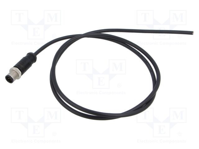 Conector M12 mufă tată drept aurit 5 PIN AMPHENOL