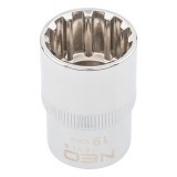 Tubulara hexagonala Spline 1/2", 19 mm Neo Tools 08-591 HardWork ToolsRange