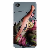 Husa silicon pentru Apple Iphone 4 / 4S, Abstract Minimalistic Hands