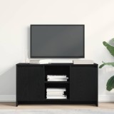 VidaXL Dulap TV Negru, Stejar, 102x37,5x52,5 cm, Lemn prelucrat