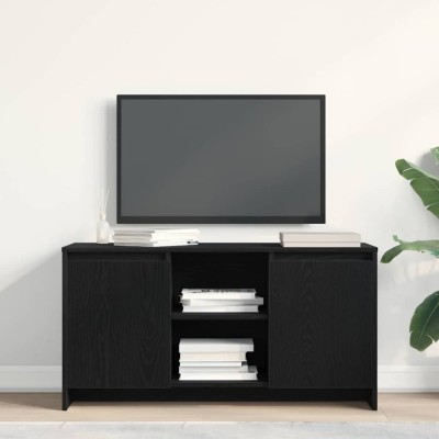 vidaXL Support TV Negru 102 x 37.5 x 52.5 cm Lemn compozit 862707 foto