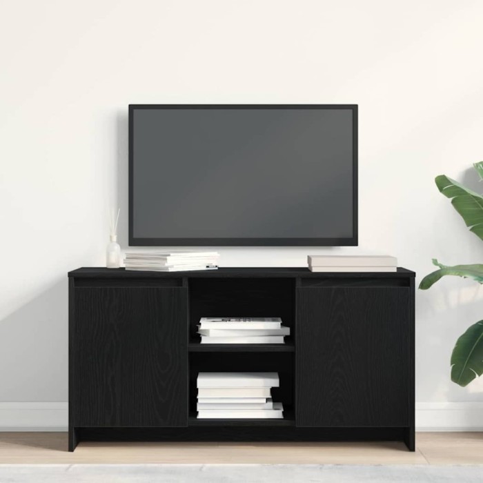 vidaXL Support TV Negru 102 x 37.5 x 52.5 cm Lemn compozit 862707