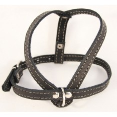 Ham piele reglabil 33 &ndash; 43 cm Nr 0 negru
