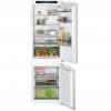 Combina frigorifica incorporabila Bosch KIN86VFE0, 260 l, Clasa E, NoFrost, FreshSense, VitaFresh, EcoAirFlow, 177 cm