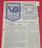 Program meci fotbal VICTORIA Bucuresti - PETROLUL Ploiesti 23.02.1986 (Optimi de Finala Cupa Romaniei)