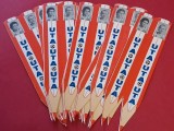 Semn carte de colectie (anii`70) fotbal - UTA ARAD - Fotbalistii Ladislau Brosovszki și Flavius Domide