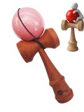 Cumpara ieftin Kendama din lemn natural, Bila lemn + Sticker pentru telefon, 144KD