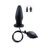 Plug Anal Gonflabil din Silicon, Negru, Large