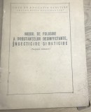 CRT15DE Brosura Veche Crucea Rosie Iasi / Antique Medical Booklet Romania - Modul de folosire a substantelor dezinfectante Rara