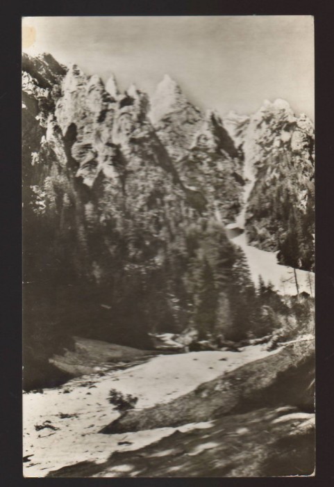 CPIB 21822 - CARTE POSTALA - MUNTII BUCEGI, VALEA SI COLTII MORARULUI