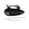 Maner usa exterior Fiat Punto (199), 02.2012-, Punto Evo (199), 09.2009-;Punto Grande (199) 09.2005-02.2012, 3 Usi, usa fata partea Dreapta, negru /