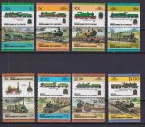 Bequia Grenadines of St Vincent 1984 - Locomotive, serie neuza