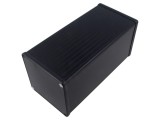 Carcasă aluminiu neagră HAMMOND 1455 cu panou ABS 220x104,5x104,5 mm