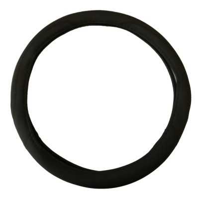 Husa volan din piele ecologica negru 37-39 cm foto