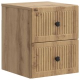 vidaXL Dulap de noapte suspendat Stejar Artizanal 33 x 34,5 x 40 cm 897973