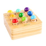 Cumpara ieftin Jucărie din lemn Montessori pentru dezvoltarea abilităților, cu potrivirea formelor