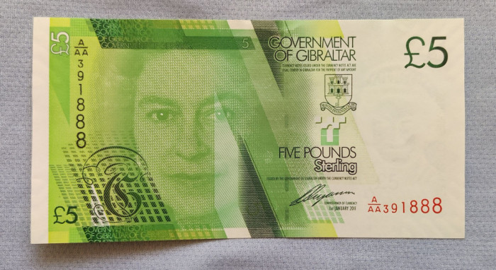 Gibraltar - 5 Pounds (2011)