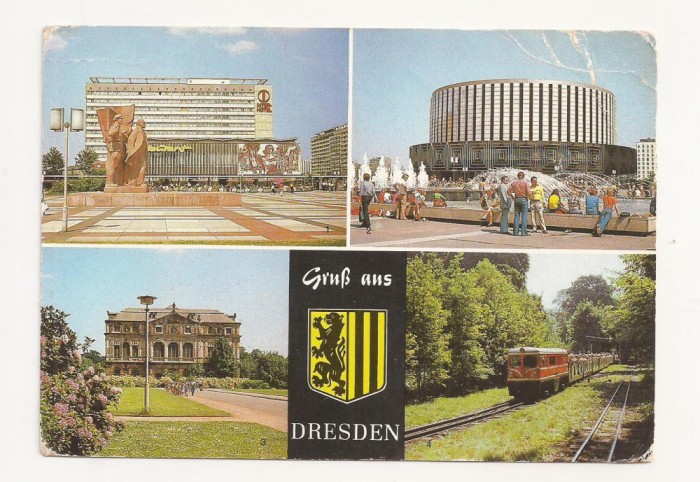 FG4 - Carte Postala - GERMANIA - Dresden, circulata 1982