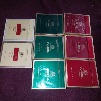 Ambalaj original pachet de tigari vechi DUNHILL Mentol,DUNHILL INTERNATIONAL/Buc foto