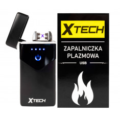 Brichetă electrică cu plasmă Touch | USB | Culoare negru