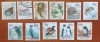 NEW-ZEELAND- (1980-95)-FAUNA-''PASARI-format mic-lot- 11v.-stamp.-vezi-Scan, Stampilat