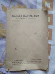 Gazeta Matematică 1948 foto