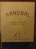 Handbal. Regulament comentat, 1954