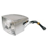 Far bicicleta RMS pentru dinam culoare argintiu material plastic