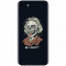 Husa silicon pentru Apple Iphone 5c, Albert Einstein Caricature
