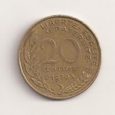 Moneda Franta - 20 Centimes 1970 v2