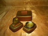 Cumpara ieftin Set birou Mid Century Modern mahon alama cadou vintage