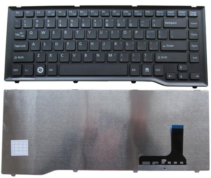 Tastatura laptop noua Fujitsu Lifebook LH532 LH522 BLACK FRAME BLACK