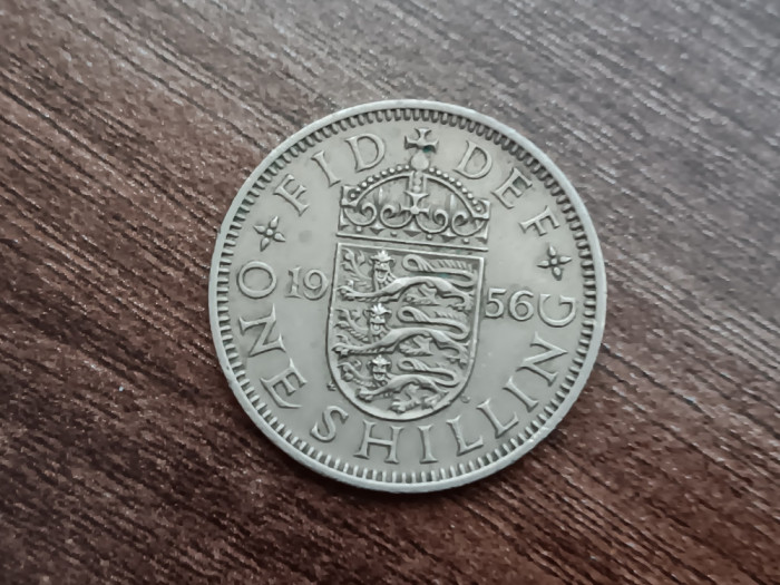 M3 C50 - Moneda foarte veche - Anglia - one shilling - 1956
